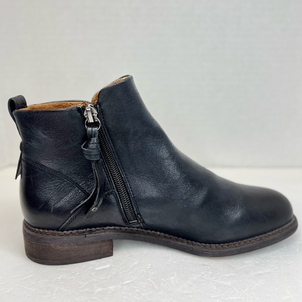 Franco Sarto Womens Hyla Black Leather Ankle Boots Size 8 Superb! Barely Worn..! - Picture 8 of 13